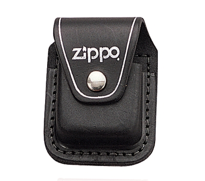 Zippo Black Leather Pouch 17050