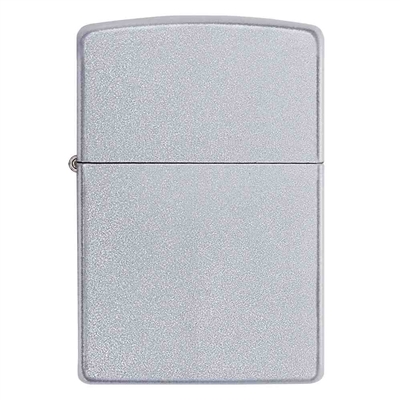 ZIPPO Regular Satin Chrome Lighter - 205