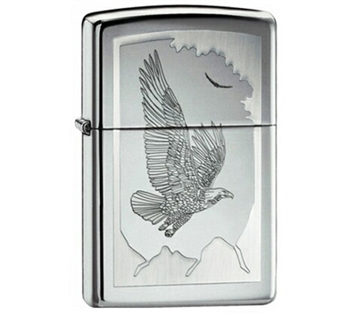 ZIPPO Eagles Birds Of Prey Engraved Lighter - 21069