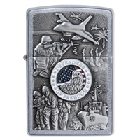 Zippo 24457 Joined Forces Emblem Lighter