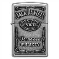 ZIPPO Jack Daniels Pewter Emblem Lighter - 250JD.427
