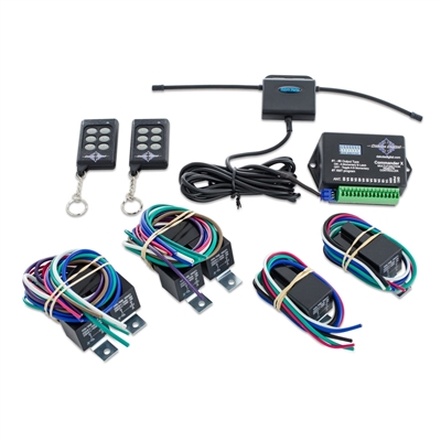 Commander X 12 Function Remote Entry Kit with 2 Buttons & 6 Relays