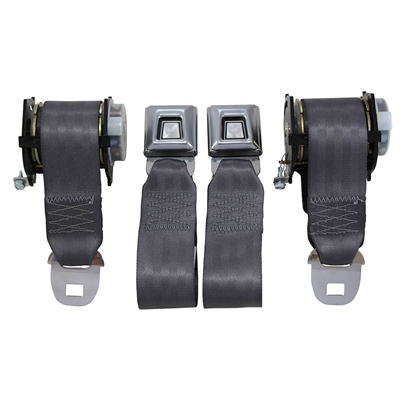 1979-93 Ford Mustang Fox Body Rear Retractable Seat Belts