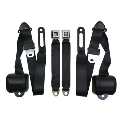 1973-87 Chevy Truck Direct Fit Retractable Shoulder Belts