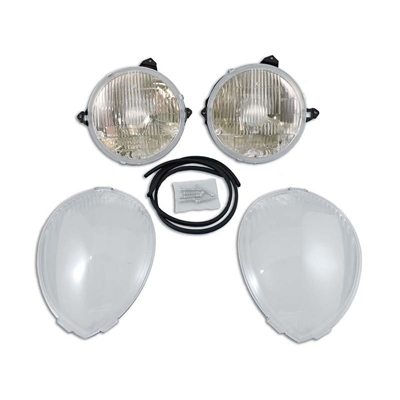 Aero-Brite Headlight Kit System 1 - '37-'39 Std Ford Car