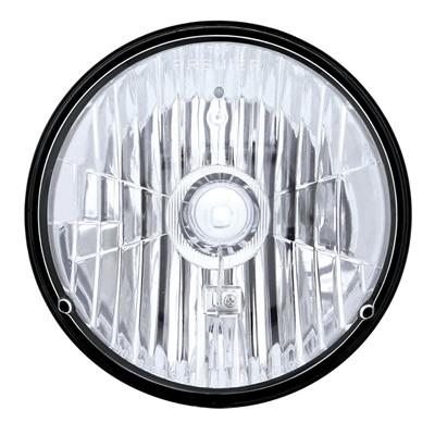 7" Ultralit Crystal Headlight with Glass Lens