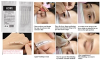 10 pairs x free design brows arc style - disposable brows shape auxiliary stickers