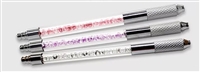 Microblading Ombre Shading Eyebrows Crystal Handpiece - Pink