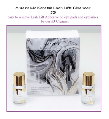 Amaze Me Keratin lash Lift: 2 pcs x Cleanser