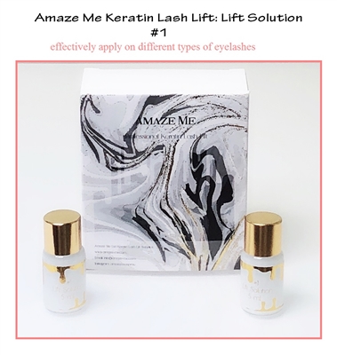 Amaze Me Keratin lash Lift: 2 pcs x Lift Solution