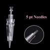 10 pcs x 5 pt Round Machine Needles ( T-Tip )