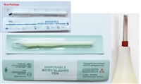 5 Packs x Gamma Ray Single Safety Sterilized Disposable Ombre & Shading Needle Pen - 21 Pins Round
