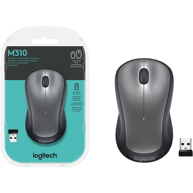 Logitech M310 Mouse Silver