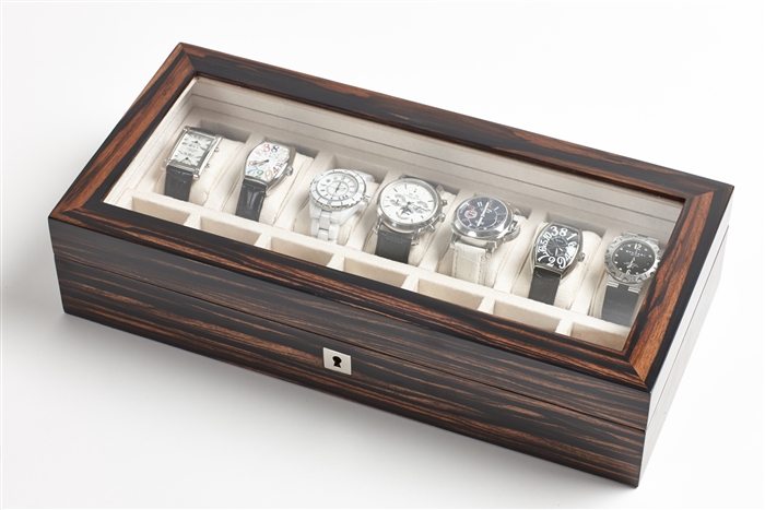 Luxury Watch Box | Spider Ebony Macassar | Watch Boxes - iWOODESIGN