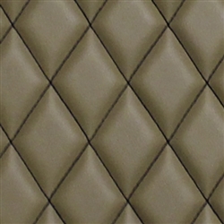 Basic Diamond Stitch - Tan Vinyl