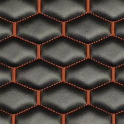 Long Hex Stitch - Black Vinyl