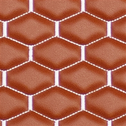 Long Hex Stitch - Red Vinyl