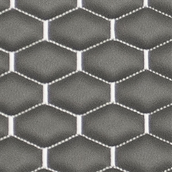 Long Hex Stitch - Gray Vinyl