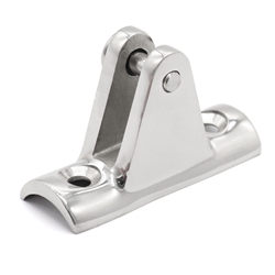 Concave Base Stainless Deck Hinge