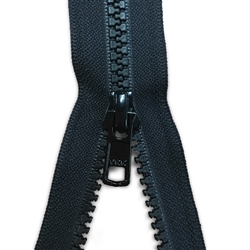 Marine #10 96" Black Separating Zippers