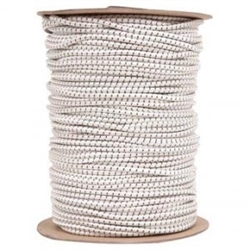 Shock Cord - 1/8" - White - 100' Rolls