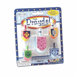 The Draydel Game- 5 Painted Wood Draydels- Assorted Designs