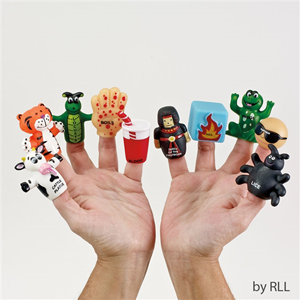 Ten Plagues Vinyl Finger Puppets