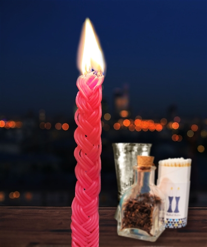 Candle-for-a-Cause Pink Havdalah Candle