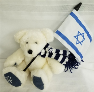 Israel Bear with Israeli Flag!