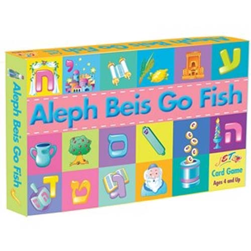 Aleph Beis Go Fish Game for ages 4 and up