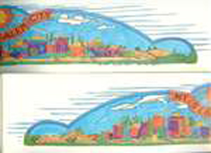 My Jerusalem City Bulletin Border - 4.5 in. x 24 in. - 12 pack