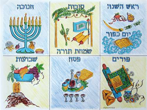 Jewish Holidays Poster
