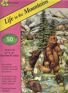 Life in the Mountains Floor Puzzle - 50 piece