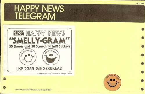 Happy News Telegram - Scratch 'N Sniff