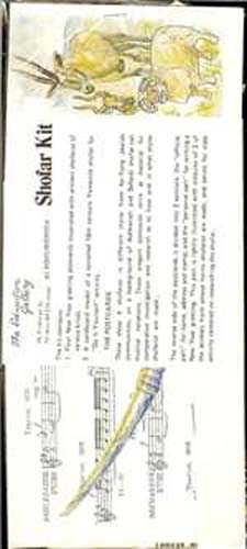 Shofar Kit including shofar shape for paper mache