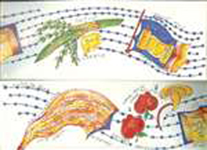 Fall Holidays Bulletin Board Border - 4.5 in. x 24 in. - 12 pack
