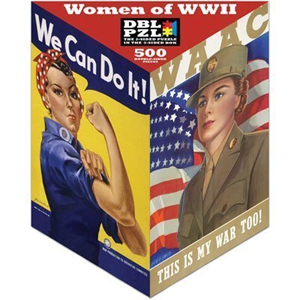 Women of WWII Double Puzzle:  Rosie and a WAAC