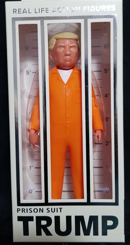 Trump Behind Bars in Orange