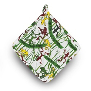 Frogs Everywhere Passover Pot Holder