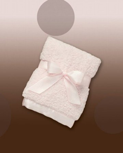 Personalized Chenille Security Blanket Pink