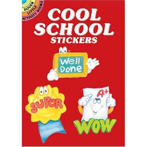 Cool School Stickers by Cathy Beylon - 20 stickers per booklet