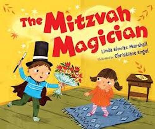 Mitzvah Magician, using his magical mitzvah powers to do good!