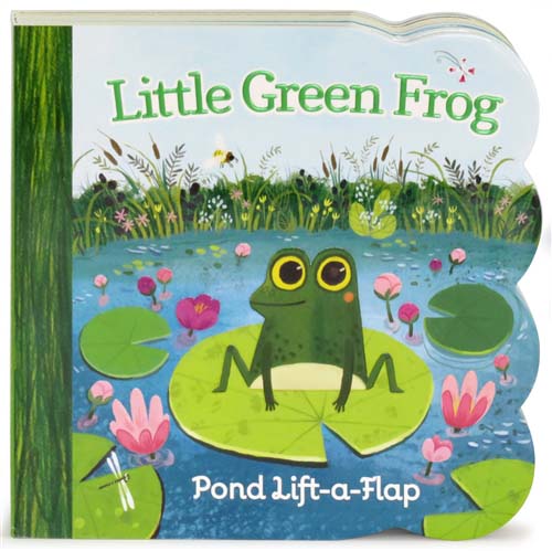 Little Green Frog, a lift-the-flaps book for babies and toddlers