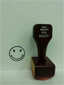 Happy Face Rubber Stamp