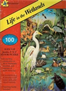 Life in the Wetlands Floor Puzzle - 100 piece