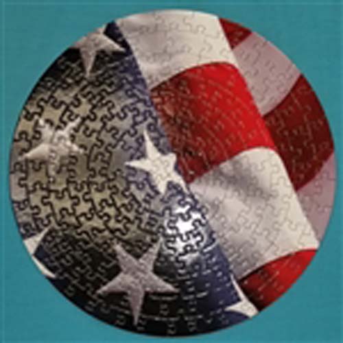 Stars and Stripes Puzzle in the Round