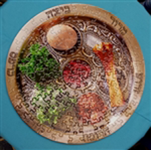 Seder Plate Puzzle-in-the-Round