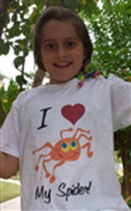 I Love My Spider T-shirt Youth S