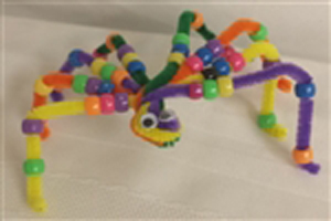 Colorful Spider Craft Kit for 12 Spiders