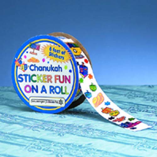 Chanukah Stickers Fun on a Roll